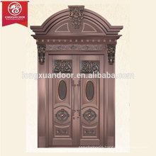 Arched Top Design Main Gate Door of Double-leaf, Commercial or Residential Bronze Door